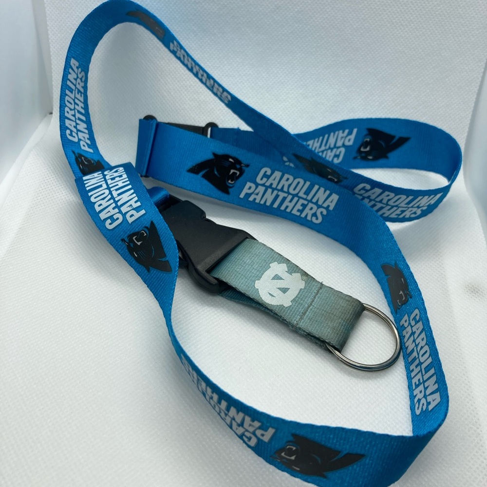 Carolina Panthers Neck Lanyard for Keys Wallet Gym ID card Quick release buckle